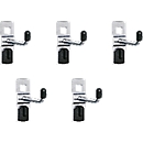 Haak met smalle onderplaat, ø 6 x D 25 mm, 5 stuks