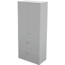 Hängeregistraturschrank TETRIS WALL, 3 Ordnerhöhen, 2 Schübe, B 800 x T 440 x H 1880 mm,