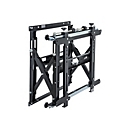 HAGOR VWH-1 - Befestigungskit (Wandmontage) - für Flachbildschirm - Schwarz - Bildschirmgröße: 102-140 cm (40"-55") - Wandmontage