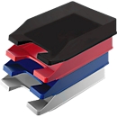 HAN Classic archiefmand, voor A4/C4 formaat, met etiketveld, stapelbaar, B 255 x D 348 x H 65 mm, kunststof, groen, 10 stuks 