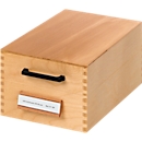 HAN kaartenbak, hout, A7, 500-900 kaarten