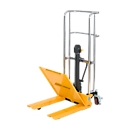 Handstapelaar met vork en platform, draagvermogen 400 kg