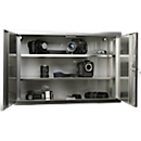 Hanging cupboard, stainless steel, 600 x 650 x 320 mm