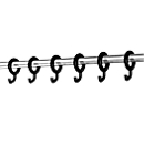 Hanging hook, 10 pcs.