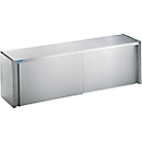 Hangkast, rvs, met schuifdeuren, B 1800 mm