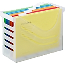 Hangmappenbox Jalema Re-Solution A4 voor 15 hangmappen, incl. 5 mappen, wit-transparant