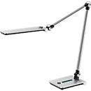 Hansa LED Lampe de table Wave, 3000 - 5800 K, 8,5 W, intensité lumineuse variable en continu, fonction mémoire, 8,5 W, argent brossé