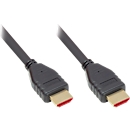HDMI 2.1-kabel Good Connections, ultrahoge snelheid, tot 8K/UHD-2, vergulde contacten, lengte 1 m, zwart