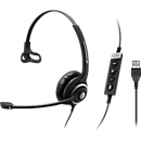 Headset Sennheiser SC 230 USB MS II, kabelaansluiting/monogeluid, Skype-gecertificeerd, koptelefoon verstelbaar