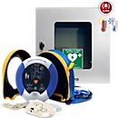 Universal Defibrillator-Außenwandkasten, klimatisiert, beleuchtet mit  Alarm, IP54, B 400 mm x T 200 mm x H 400 mm günstig kaufen