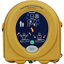 HeartSine SAM360P Defibrillator, AED, für den Innenbereich, mit automatischer Schockauslösung, mit Alarm, 4 Jahre Allgefahren-Zusatzversicherung, im Acrylglaswandkasten
