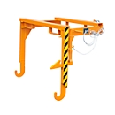 Heftrucktraverse BST 30, voor stapelbare kiepbakken BSK, oranje