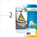 Herma foil labels Special No. 9535, 210 x 148 mm, weatherproof, self-adhesive, permanent, white, 20 pieces