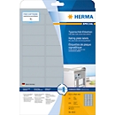 Herma labels no. 4222 made of matt polyester film, 675 labels, 25 sheets