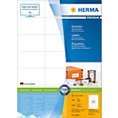 Herma Premium-Etiketten auf DIN A4-Blättern, 2100 Etiketten, 100 Bogen