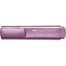 Highlighter Faber-Castell TL 46 Metallic, 3 line widths: 1/2/5 mm, Water-based ink, 10 pieces, ruby