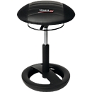 Hocker Sitness RS Bob, bewegliches Sitzen, höhenverstellbar, ergonomisch, schwarz/schwarz