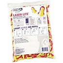 HONEYWELL HOWARD LEIGHT Gehörschutzstöpsel Laser Lite, EN 352-2, SNR 35 dB, Nachfüllpack 200 Paar, Polyurethan pink/gelb