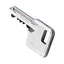 Hoofdsleutel C+P, voor Evolo Plus garderobekasten met elektrisch PIN-codeslot WF-1904 en RFID 1905, zilver