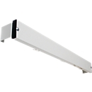 Hook rail for Cloakroom Bench System, 1015 mm long, aluminium, light grey