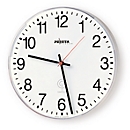 Horloge murale radio-pilotée,  Ø 300 mm, sur pile ou sur secteur 230 V