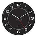Horloge murale UNILUX Mega, quartz, Ø 57,5 cm, noir