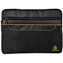 Housse pour ordinateur portable Exacompta Exactive®, pour 1 ordinateur portable ou tablette jusqu'à 13,3″,1 poche zippée, tissu polyester imperméable, noir