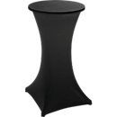 Housse pour table haute, Ø 700 mm, noir