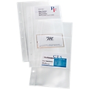 Housses pour classeurs à anneaux pour cartes de visite, 10 p.