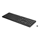 HP 230 - Tastatur - kabellos - 2.4 GHz - Deutsch - Schwarz