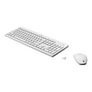 HP 230 - Tastatur-und-Maus-Set - kabellos - 2.4 GHz - Deutsch - weiß