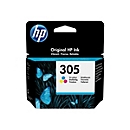 HP 305 - Original - Encre à colorant - Cyan - Magenta - Jaune - HP - HP DeskJet 1200 - 2300 - 2700 - 2730 - 2755 - 4100 - 4134 - 4155 / HP ENVY 6020 - 6022 - 6030 - 6032 - 6052,... - 1 pièce(s)
