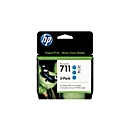 HP 711 - pack de 3 - cyan - original - DesignJet - cartouche d'encre