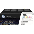 HP Color LaserJet 410X (CF252XM) Toner, cyan+ magenta + gelb SET, original