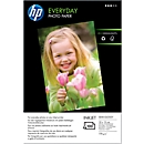 HP Fotopapier Everyday, glänzend, 10 x 15 cm, 100 Blatt