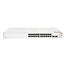 HPE Networking Instant On 1830 24G 2SFP Switch - Switch - Smart - 24 x 10/100/1000 + 2 x Gigabit SFP - Desktop, an Rack montierbar