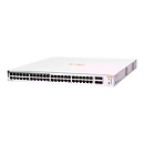 HPE Networking Instant On 1830 48G 24p Class4 PoE 4SFP 370W Switch - Switch - Smart - 24 x 10/100/1000 + 24 x 10/100/1000 (PoE+) + 4 x Gigabit SFP - Desktop, an Rack montierbar - PoE+ (370 W)