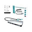 i-Tec Nano Dock - Dockingstation - USB 3.0 / USB4 / Thunderbolt 4 - VGA, 2 x HDMI - 1GbE - 100 Watt