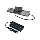 i-Tec USB-C Metal Ergonomic 4K 3x Display Docking Station with Power Delivery 85 W - station d'accueil - USB-C / Thunderbolt 3 - VGA, HDMI, DP - GigE