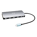 i-Tec USB-C Metal Nano 3x Display Docking Station + Power Delivery 100 W - Dockingstation - USB-C / Thunderbolt 3 - HDMI, 2 x DP - GigE