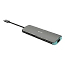 i-Tec USB-C Metal Nano Docking Station 4K HDMI LAN + Power Delivery - Dockingstation - USB-C 3.1 - HDMI - GigE