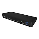 ICY BOX IB-DK2405-C - Dockingstation - USB-C - HDMI, DP - GigE