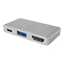 ICY BOX IB-DK4030-2C - Dockingstation - USB-C / Thunderbolt 3 - HDMI