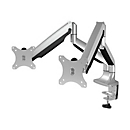 ICY BOX IB-MS504-T - kit de montage - bras réglable - pour 2 moniteurs - noir, argent