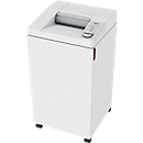 IDEAL Aktenvernichter 2604, Streifenschnitt 4 mm, P-2, 100 l, 26-28 Blatt Schnittleistung, mit Lenkrollen, weiß