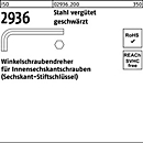 Inbussleutels L ISO 2936 inbus SW 3 gehard en getemperd staal 100st.