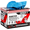 Industrial non-woven wipes MAX110, 100 g/m², ultra-absorbent, tension and abrasion resistant, L 300 x W 420 mm, 160 pieces