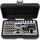 Industrial Socket Wrench Case, 1/4" size, 40 pieces