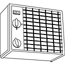 Industriekachel CATm 3 j-w voor geïsoleerde SAFE tank container, 3kW, IP 44, +5° tot +30°C