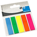 INFO kleefstroken Page Marker, 12 mm x 50 mm, 5 x 25 vellen, rechthoek